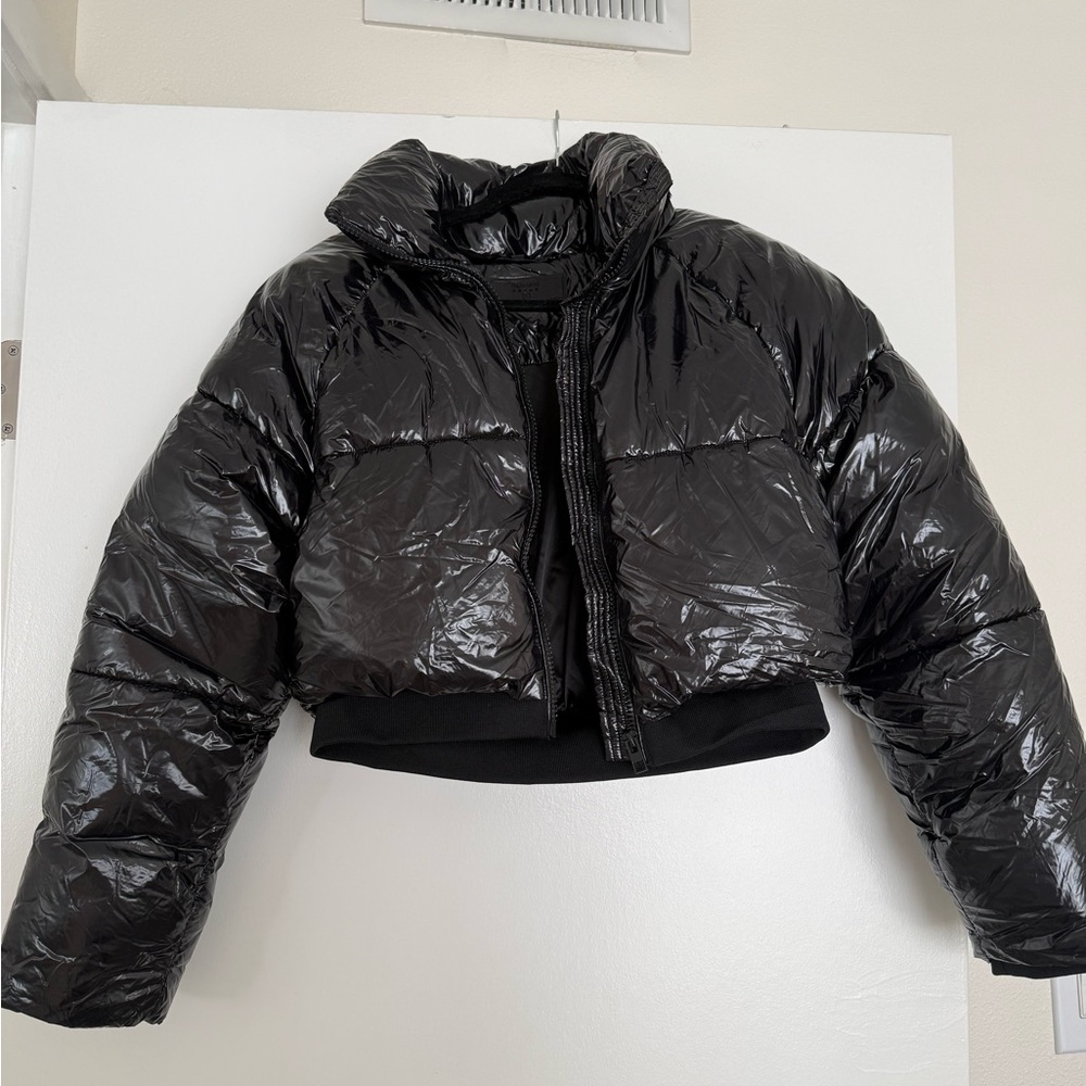 BLANK NYC black puffer jacket